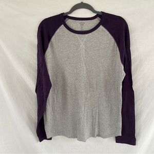 VGUC Gap Men’s Ragland Tee - Purple/Gray - Sz Large